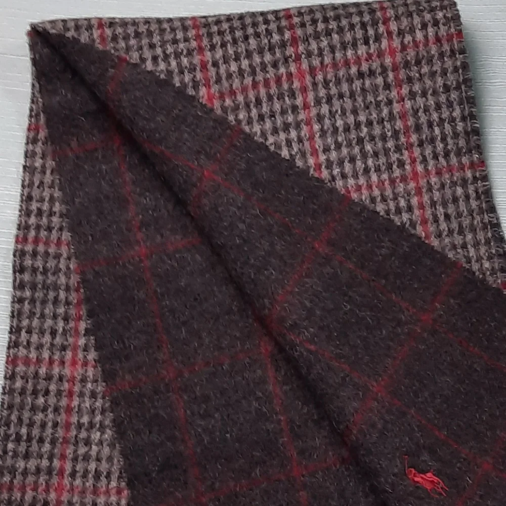 Polo Ralph Lauren Vintage Italian Lamb's Wool Scarf
